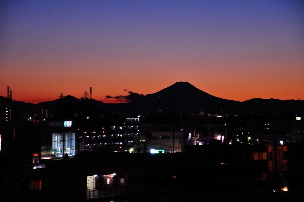 夕焼けグラデーション