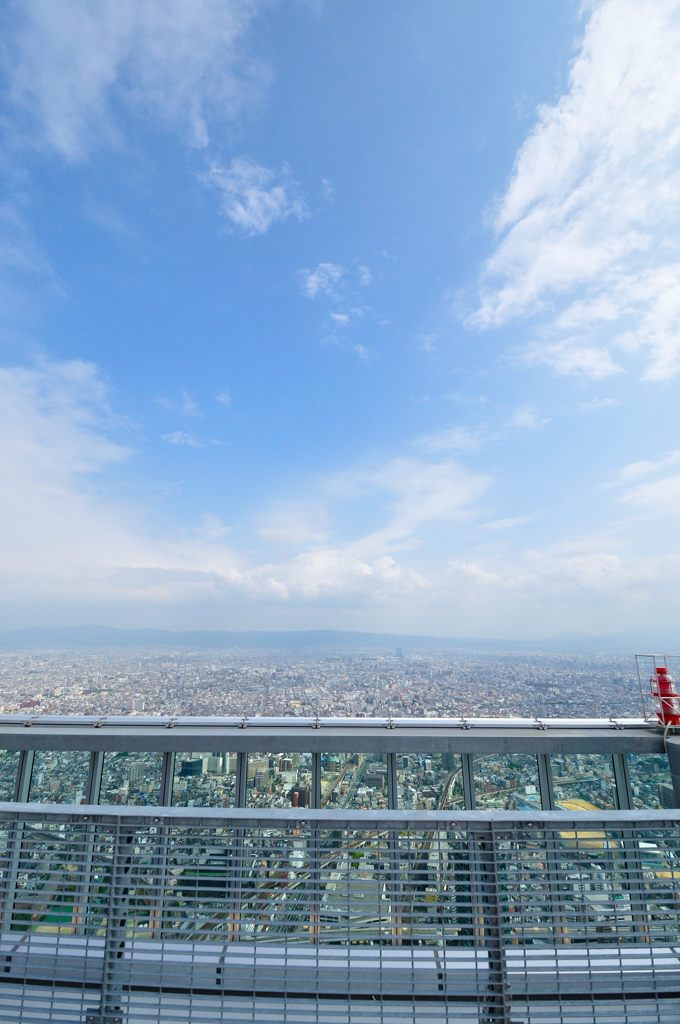 あべのハルカス　ヘリポートからの景色