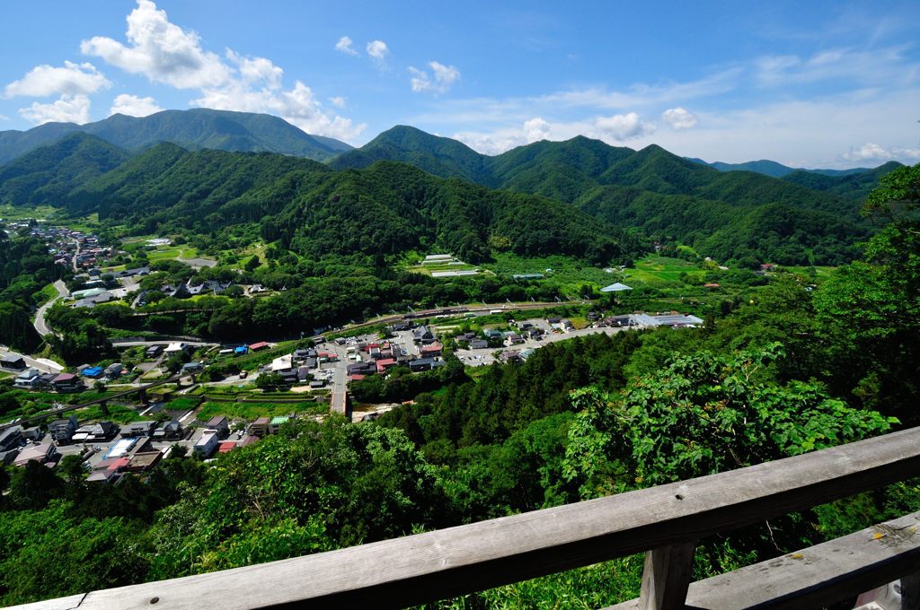 山形｜宝珠山 立石寺（山寺）　五大堂からの眺め