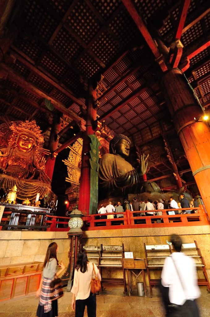 あをによし奈良｜東大寺大仏殿　大仏様