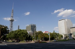 テレビ塔と街並
