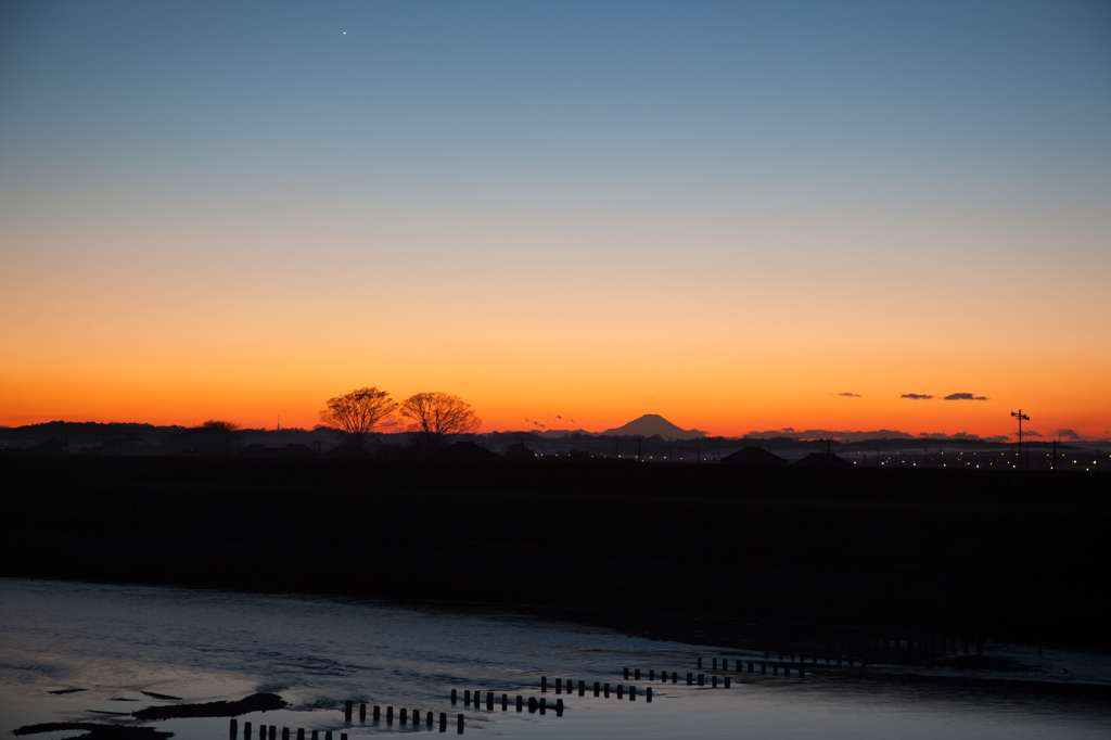 夕暮れ
