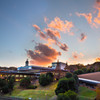 大学の夕焼け
