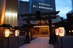 都会の神社