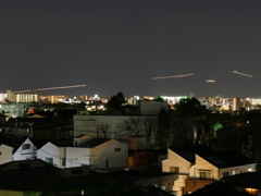 羽田上空着陸待ち