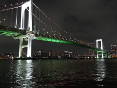 東京湾レインボーブリッジ夜景