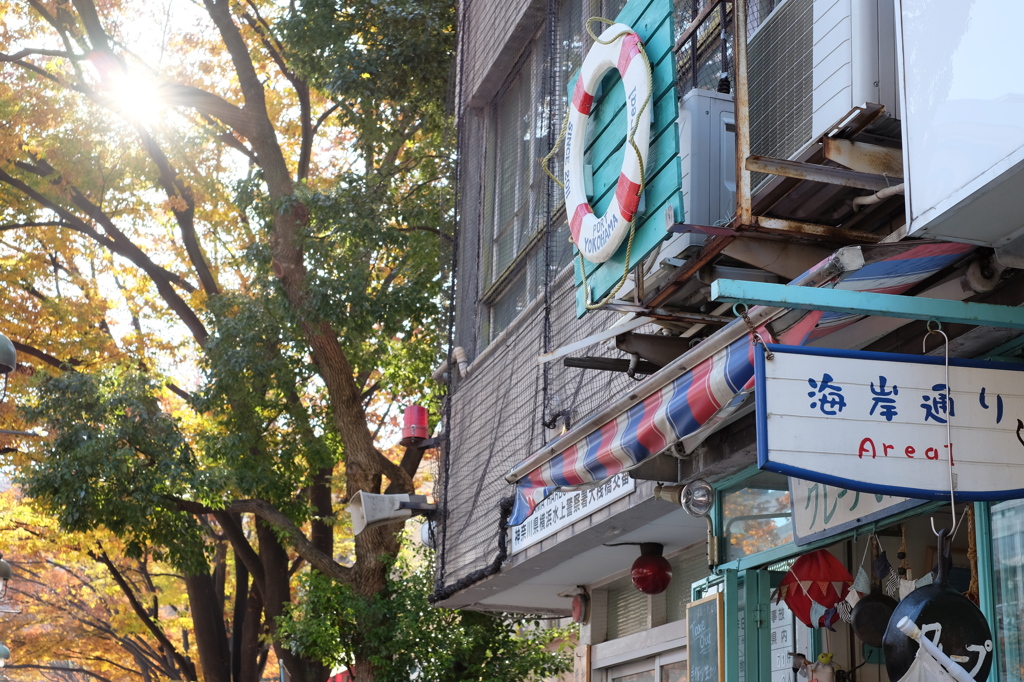 海岸通りのクレープ屋さん