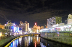 夜の都橋商店街