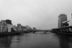 小雨降る浅草エリア
