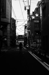 野毛の日曜日の夕方
