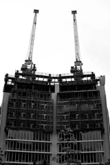 建設中の建物