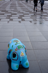 像の鼻の像の尻