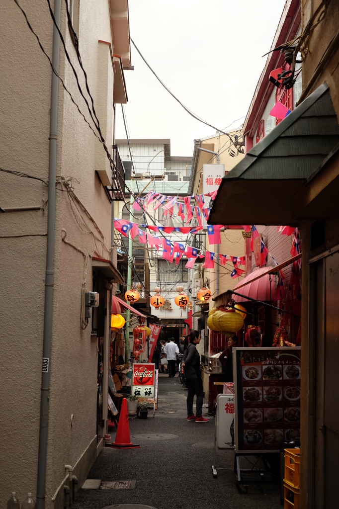 中華街の路地