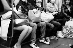 大江戸線の車内