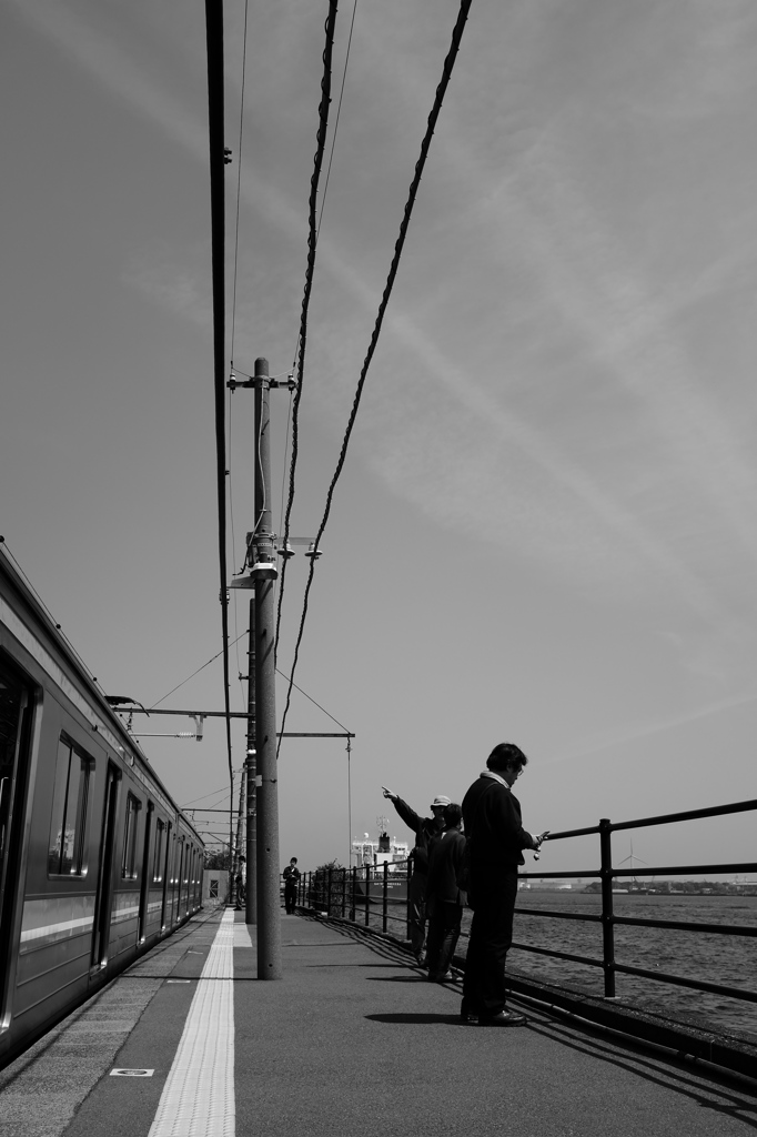 海芝浦駅ホーム