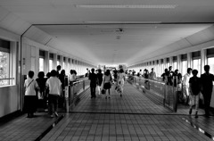 ベイクォーターへと続く通路