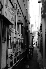 リセンヌ小路の路地裏