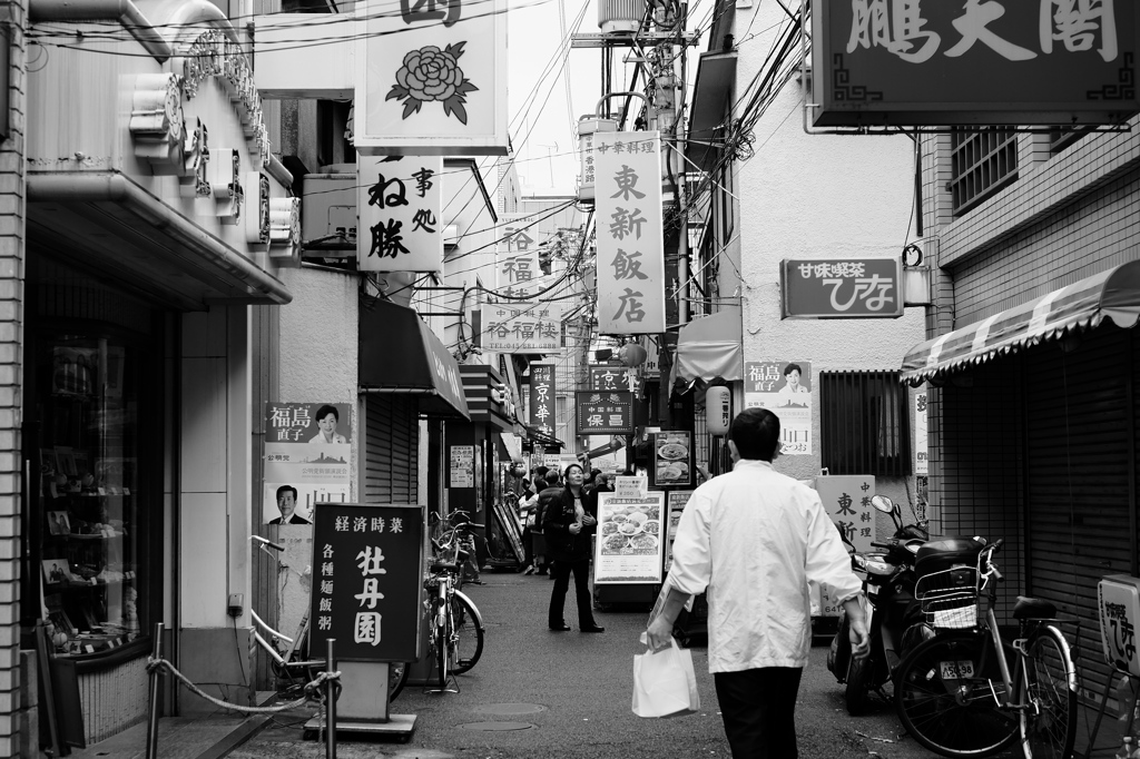 中華街の風景