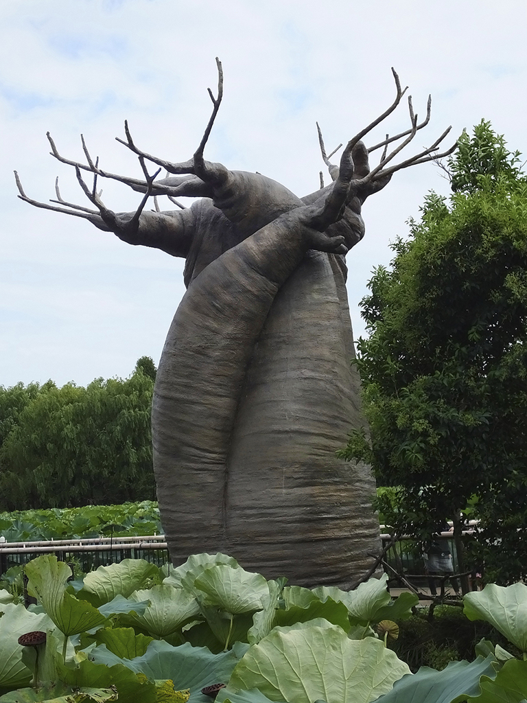 本物のボトル・ツリーじゃなくて　The bottle tree which is