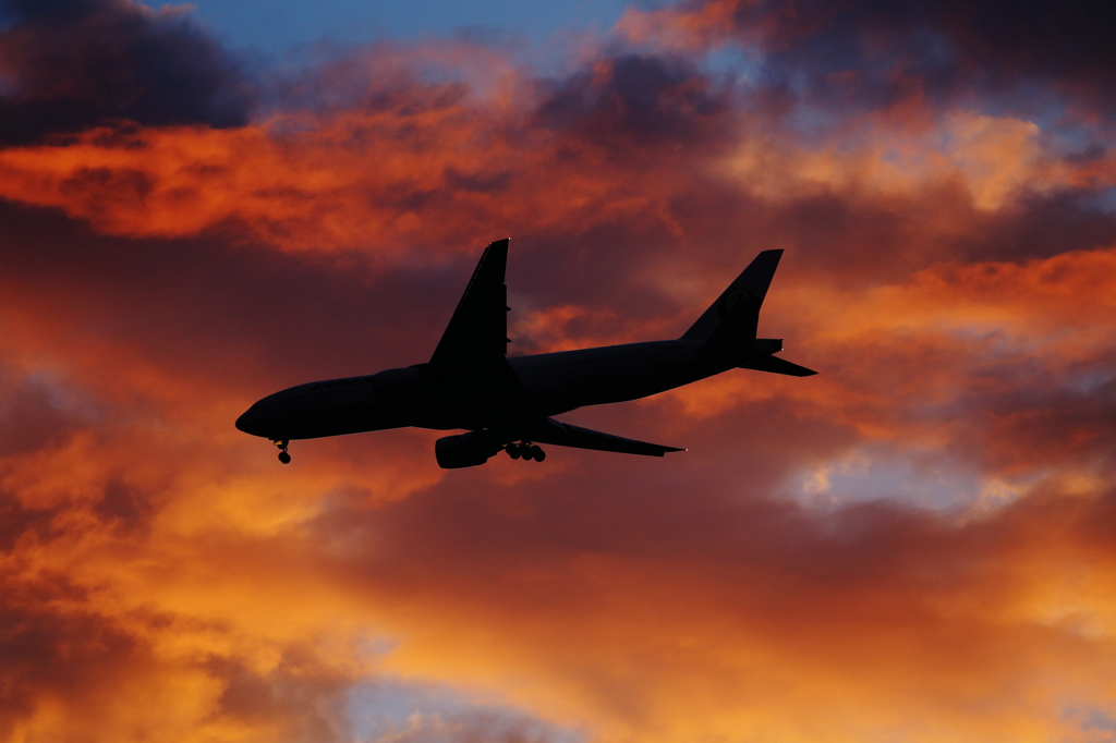 燃える空に