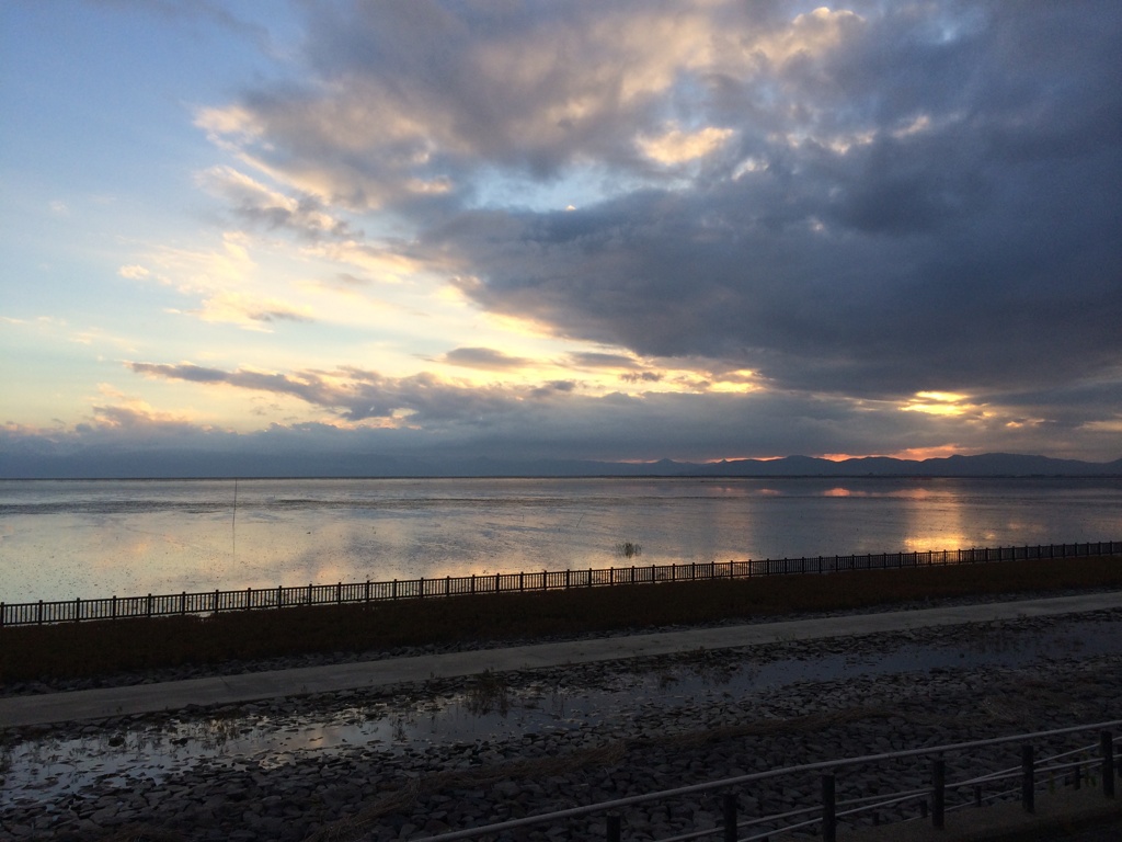 今日の夕景