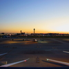 朝の羽田空港
