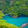 寸又峡・夢の吊り橋①