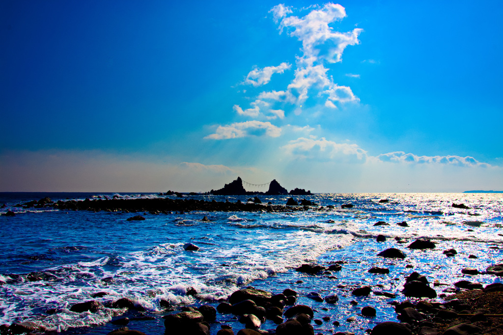 真鶴海岸のお岩