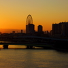 有明埠頭の夕景