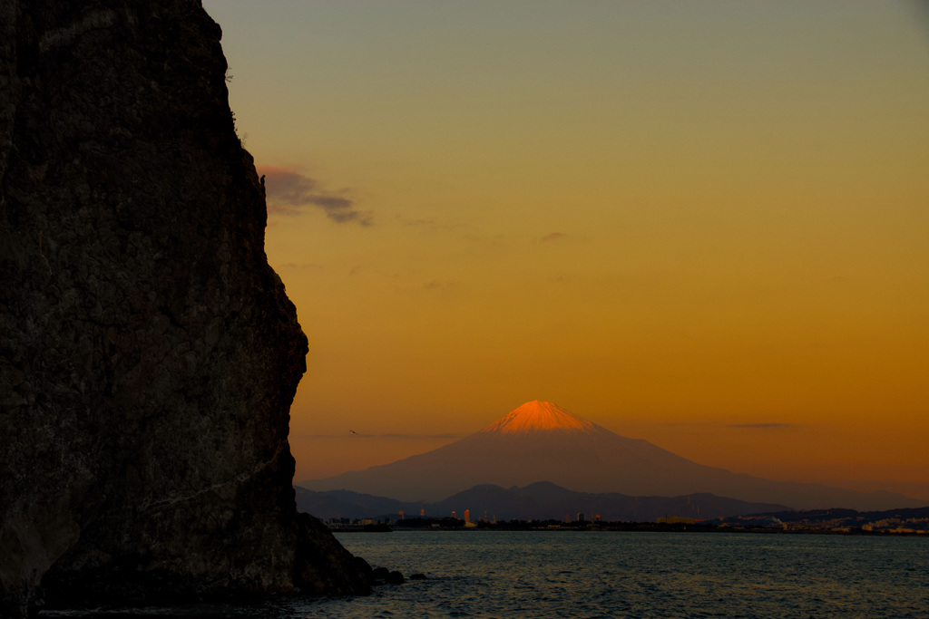 浜当目の夕景②