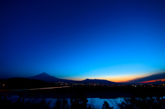 富士川ＳＡの夜明け（再編集）