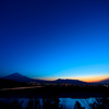 富士川ＳＡの夜明け（再編集）