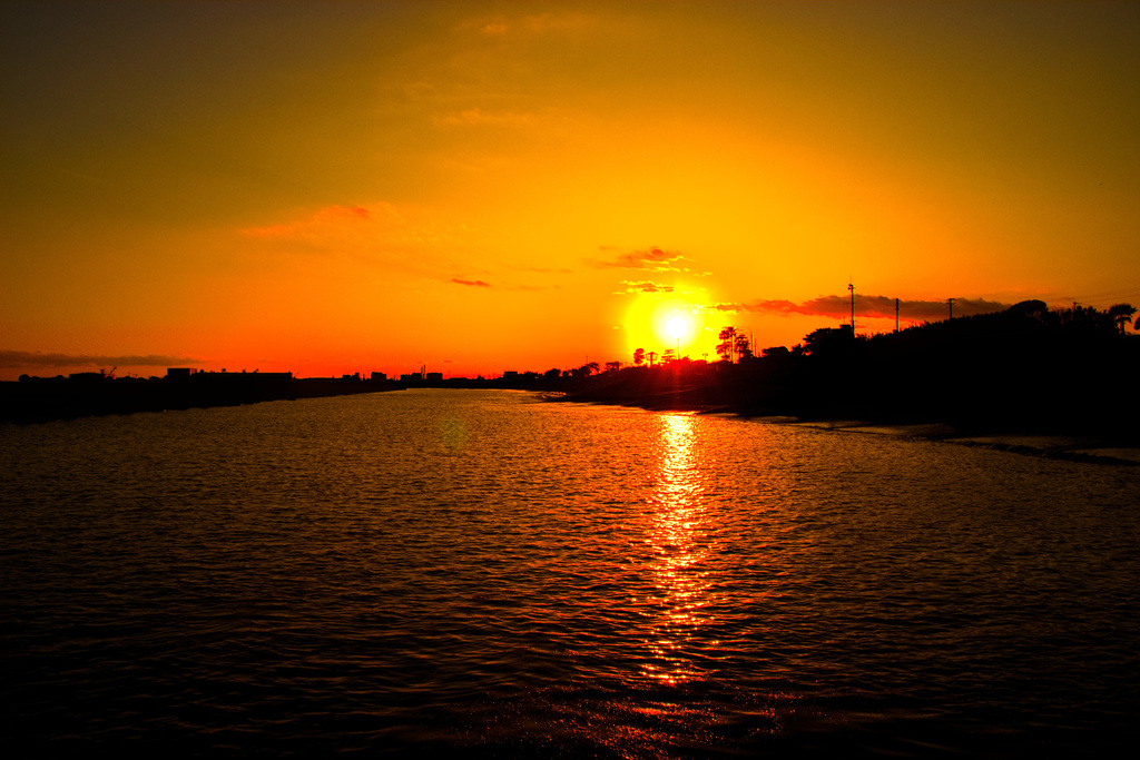 浜当目の夕景①