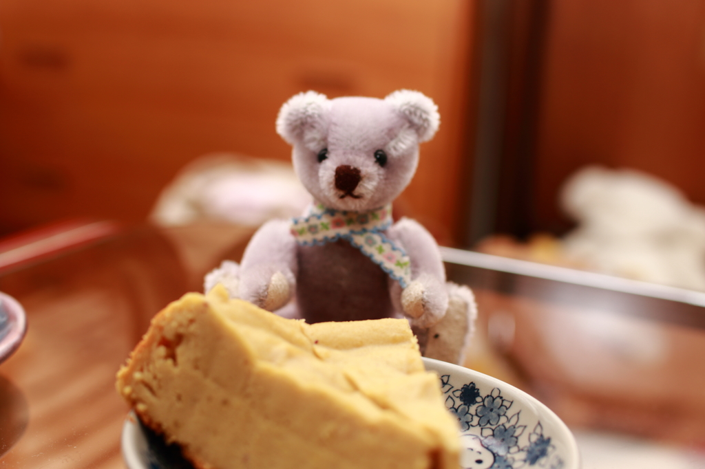 bareとサツマイモケーキ