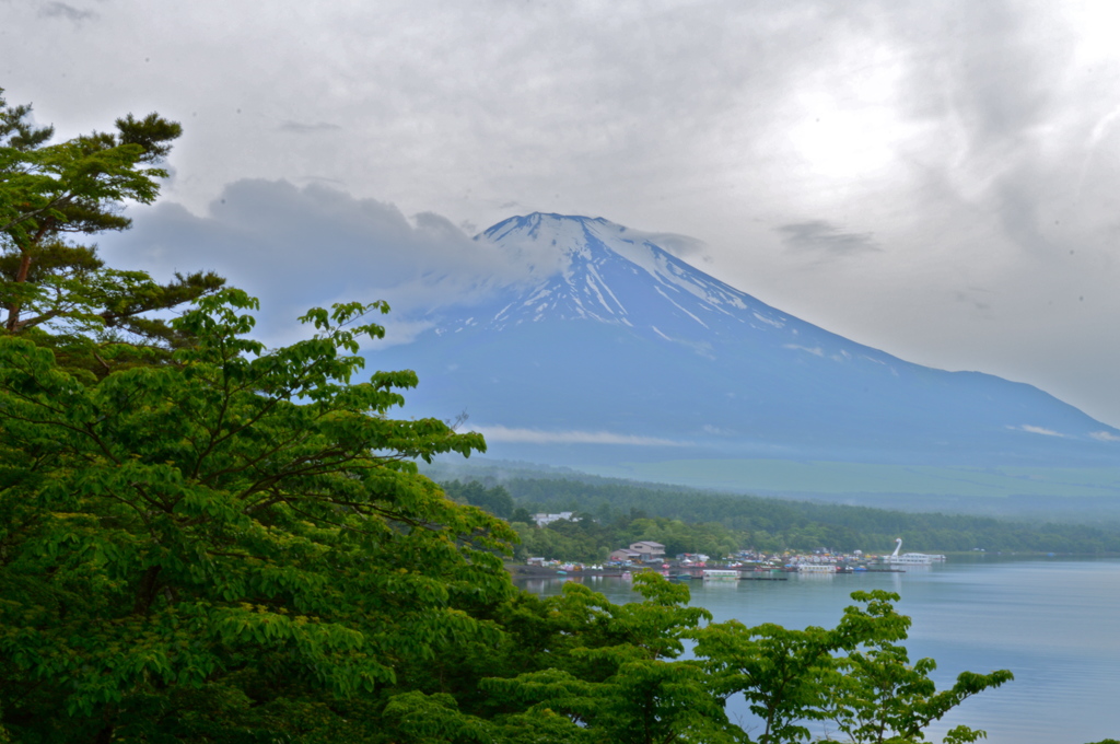 富士山　山中湖