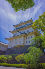 雲のオーラの小田原城