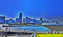 Light on the heart and the ocean and boa