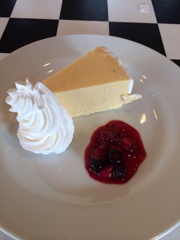 ＮＹチーズケーキとチェッカーフラッグ