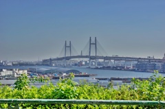 Yokohama Bay bridge HDR