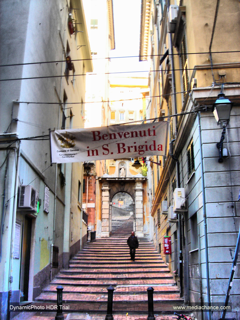italy Genova street