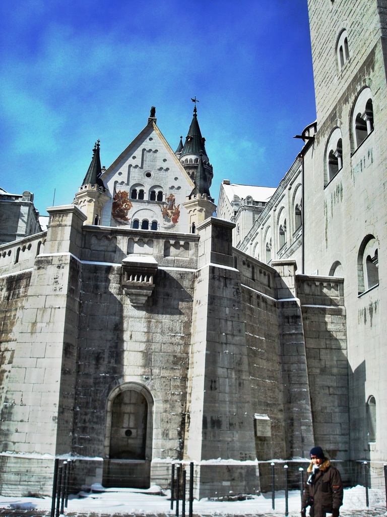 Phantom of the castle and blue sky