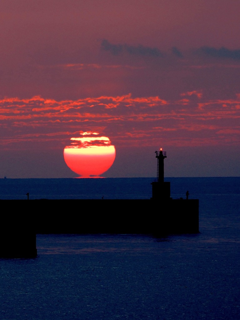 （プチ）だるま夕陽