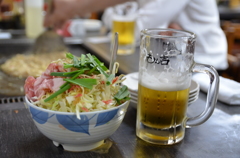 月島　もん吉にて