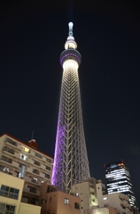 スカイツリー　夜景