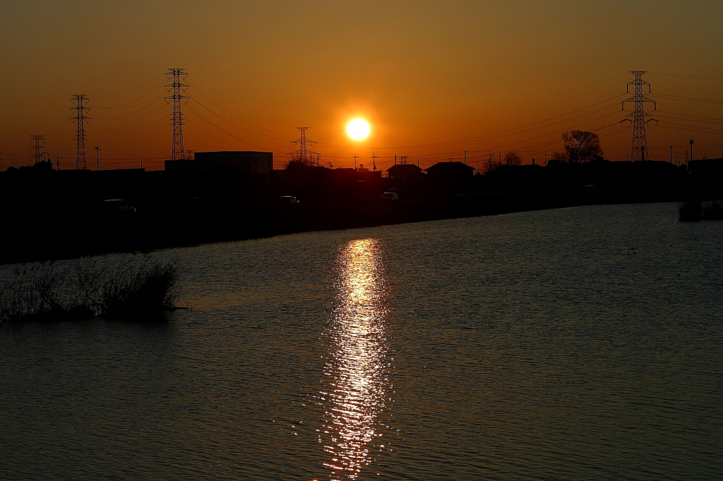 沼の夜明け