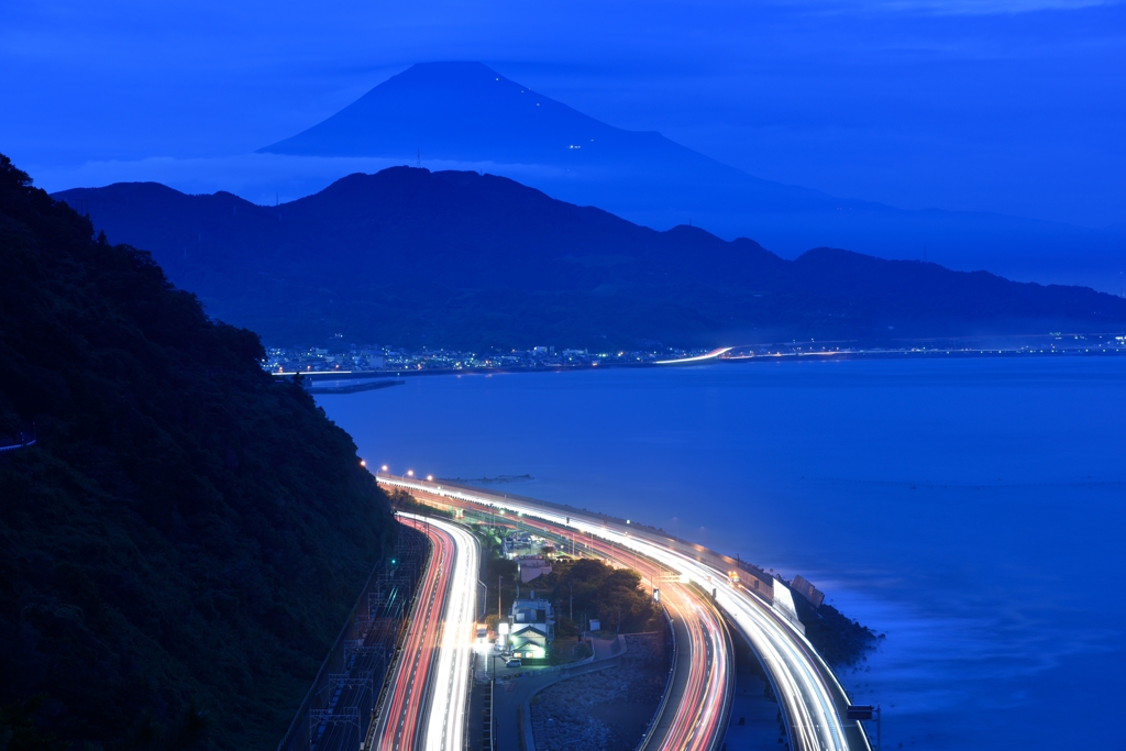 マジック薩埵峠からの富士山