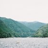 フィルム写真２（大井川と山々）