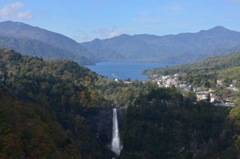 中禅寺湖と華厳の滝