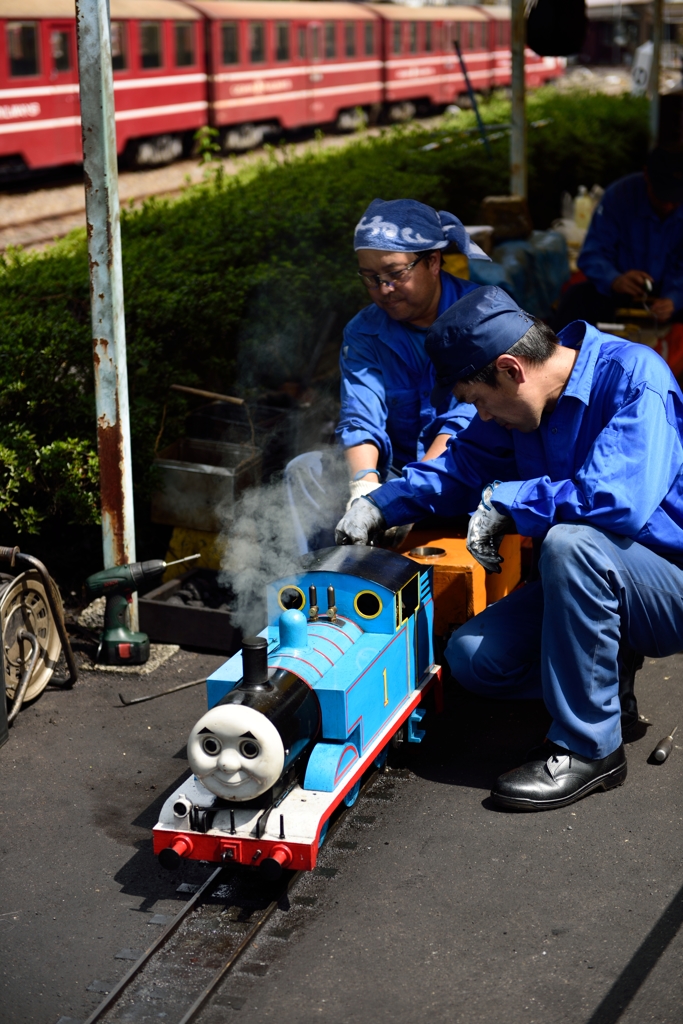 大井川鐵道（調子が悪いミニトーマス）