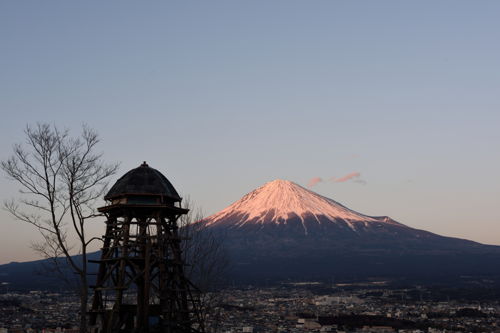 今日の富士山（１５年２月１４日）